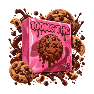 SPACE Cookies THC 100mg - Milk Chocolate
