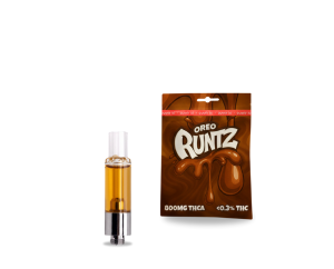 Cartridge THCA 1g Full Glass 800mg – Oreo Runtz