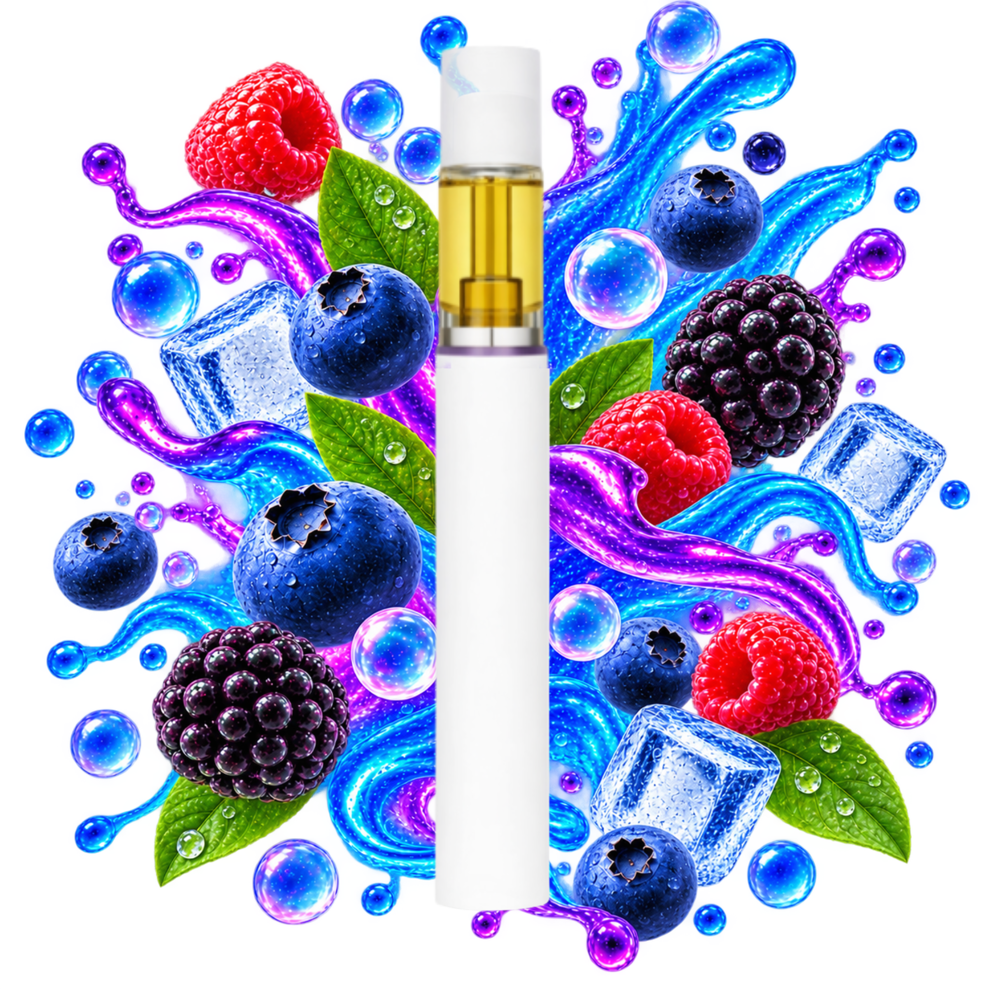 Vape Berry Soda Delta Lab au profil fruits rouges, fruits noirs et notes fraîches