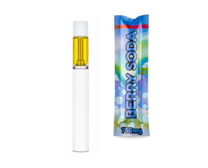 Vape THCA 1g Full Glass 750mg – Berry Soda Distillate x Live Resin