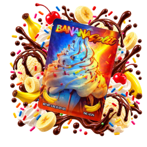 Fleur THCA Banana Split – 37,54% | Naturelle Exotik, Grade AAAA+++