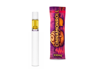 Vape THCA 0.5g Full Glass 330mg – CinnamonRoll Distillate x Live Resin