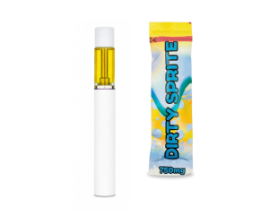 Vape THCA 1g Full Glass 750mg – Dirty Sprite Distillate x Live Resin