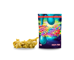 THCA Live Rosin Rainbow Runtz – 79.62% | Extrait naturellement
