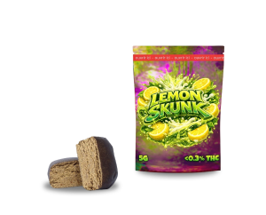 Hash THCA Lemon Skunk – 30,00% | Live Rosin Infused Grade AAAA+