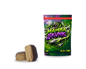 Hash THCA Mamba Skunk – 30,00% | Live Rosin Infused Grade AAAA+