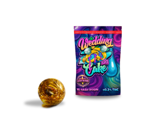THCA Hash Rosin  Wedding Cake – 97.6% THCA | Extrait naturellement