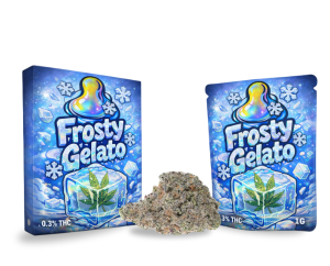 Fleur THCA Frosty Gelato – 34,02% | Naturelle Exotik, Grade AAAA+++