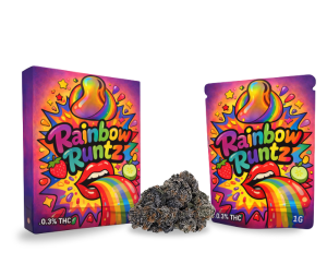 Fleur THCA Rainbow Runtz – 33,96% | Naturelle Exotik, Grade AAAA+++