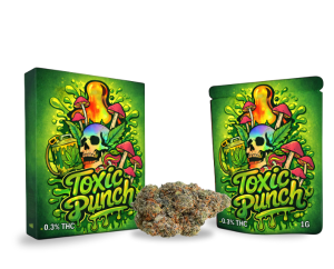 Fleur THCA Toxic Punch – 26,09% | Naturelle, Grade AAAA