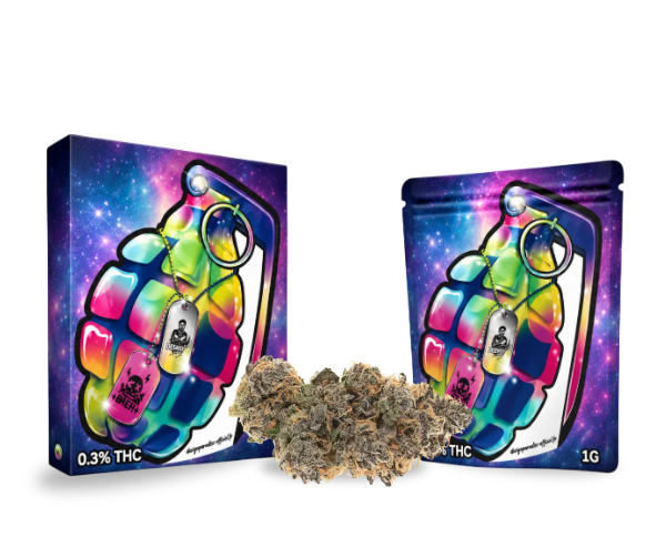 Fleur THCA Rainbow PEZ – 35,29% | Naturelle Exotik, Grade AAAA+++