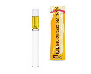 Vape THCA 1g Full Glass 750mg – Lil Runtz Honey IV Distillate x Live Resin
