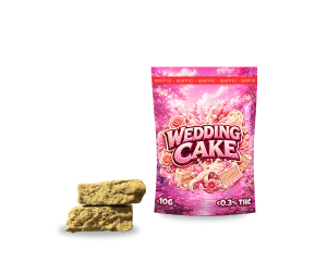 Hash THCA Wedding Cake – 30,00% | Live Rosin Infused Grade AAAA+