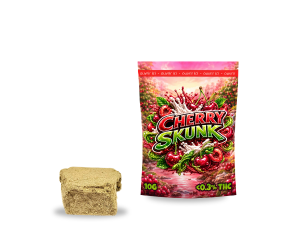 Hash THCA Cherry Skunk – 30,00% | Live Rosin Infused Grade AAAA+