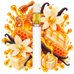 Vape THCA Lil Runtz Honey Delta Lab au profil miel, vanille et pâtisserie