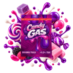 Emballage de cartridge THCA Candy Gas Delta Lab au profil bonbons fruités et notes sucrées
