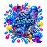 Emballage de fleur CBD Blue Gushers 3,5 g Delta Lab au profil fruité et sucré
