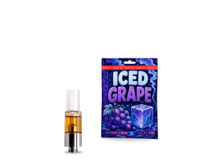 Cartridge THCA 0.5g Full Glass 400mg – Iced Grape