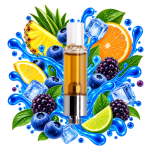 Cartridge THCA Bay Breeze Delta Lab au profil tropical, agrumes et fruits frais