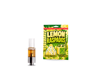 Cartridge THCA 0.5g Full Glass 400mg – Lemon Raspados