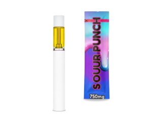 Vape THCA 1g Full Glass 750mg – Sour Punch Distillate x Live Resin