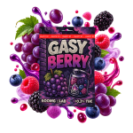 Cartridge THCA Gasy Berry Delta Lab avec raisin, mûre, framboise et myrtille