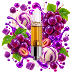 Cartridge THCA Sour Grape Delta Lab au profil raisin acidulé et notes crémeuses