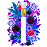 Vape Purple x Gas Delta Lab au profil fruits noirs, baies et notes fraîches