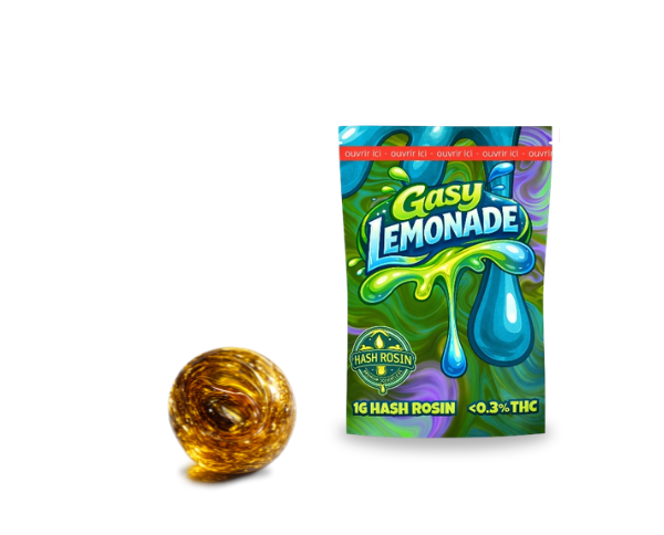 THCA Hash Rosin Gasy Lemonade – 97.6% THCA | Extrait naturellement