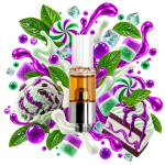 Cartridge THCA Runtz Mintz Delta Lab au profil menthe, bonbons et notes crémeuses