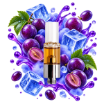 Cartridge Iced Grape THCA Delta Lab au profil raisin et notes glacées
