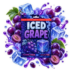 Cartridge THCA 0.5g Full Glass 400mg – Iced Grape