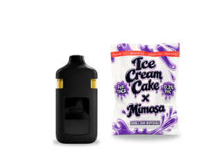 Vape THCA 2g Double Tank Disposable 1500mg – Ice Cream Cake x Mimosa