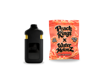 Vape THCA 2g Double Tank Disposable 1500mg – Peach Rings x WaterMelonZ