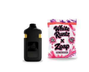 Vape THCA 2g Double Tank Disposable 1500mg – White Runtz x Zoap