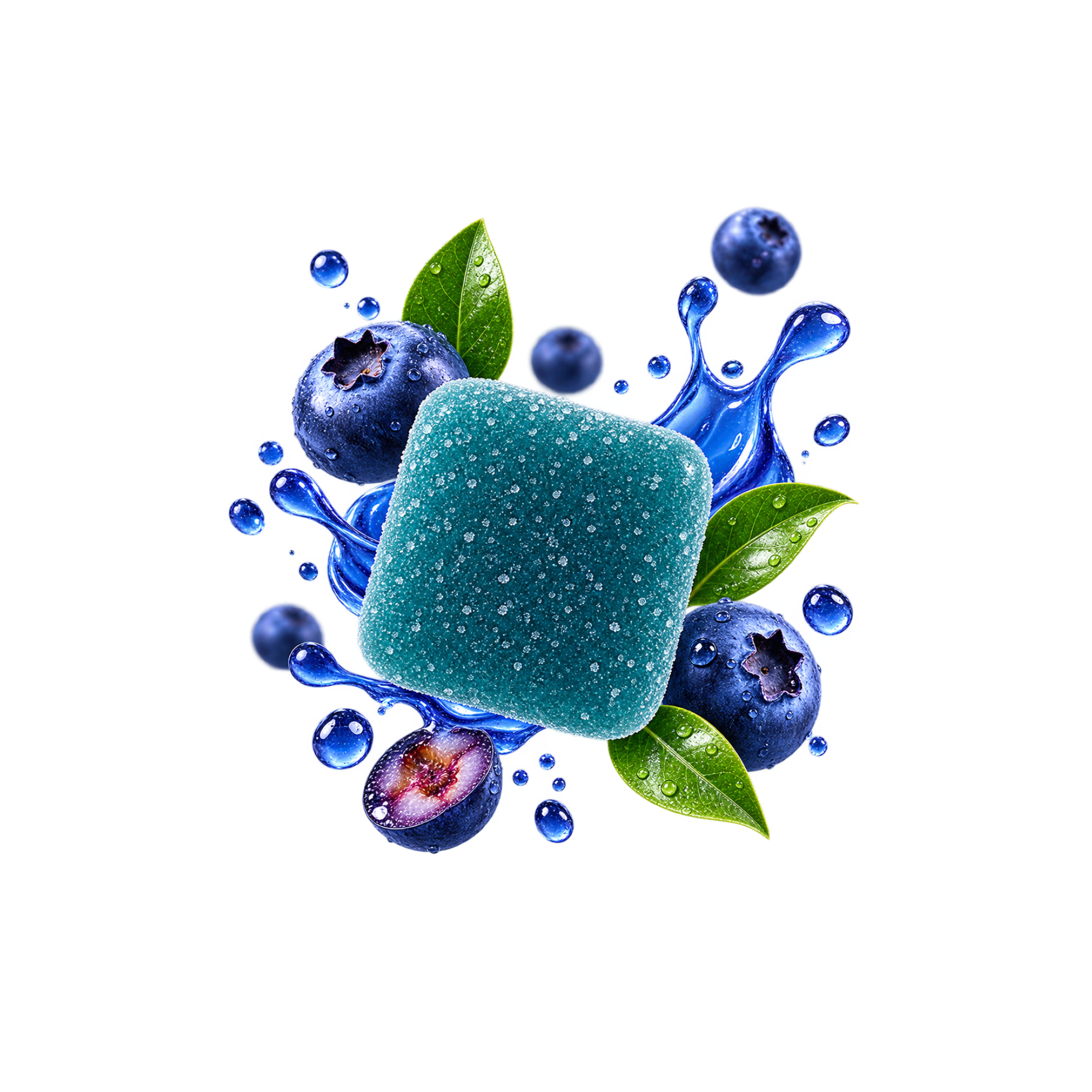 Gummy THC Blueberry Delta Lab 15 mg au goût myrtille