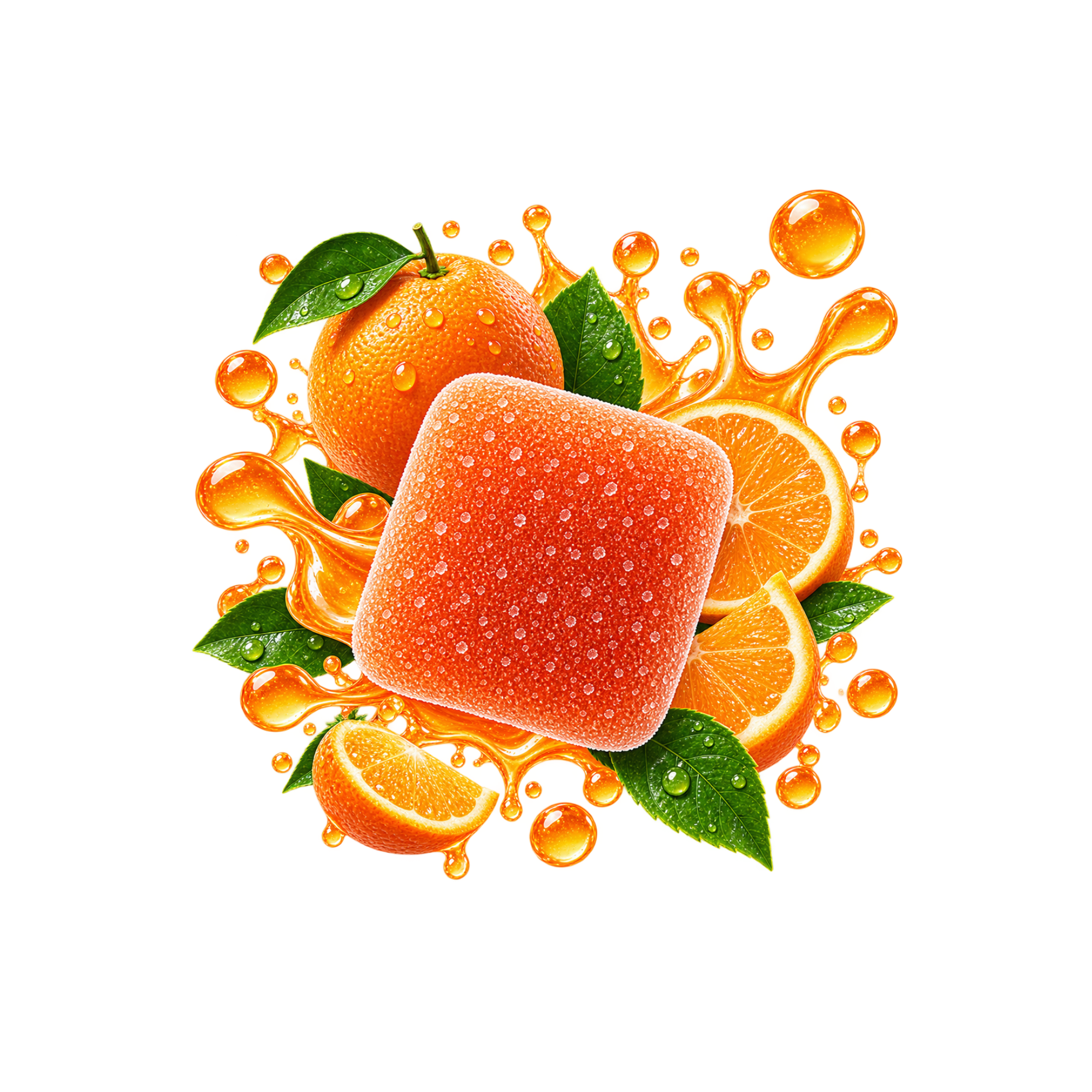 Gummy THC Orange Delta Lab 15 mg au goût orange