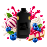 Vape THCA Double Tank Permanent Runtz x Blueberry Cream Delta Lab au profil myrtille, crème et notes gourmandes