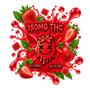 Space Gummies THC 15mg - Strawberry