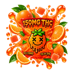 Space Gummies THC 15mg - Orange